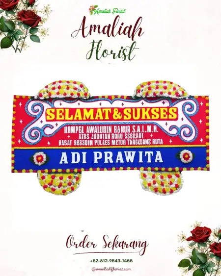 Papan Bunga Ucapan Selamat Cipaisan